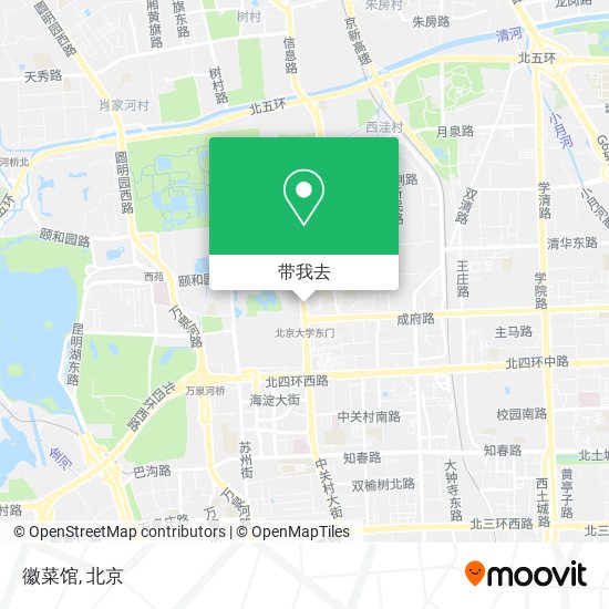 徽菜馆地图