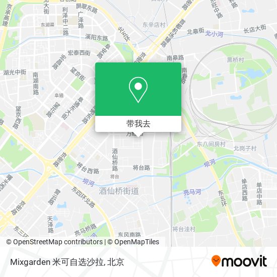 Mixgarden 米可自选沙拉地图
