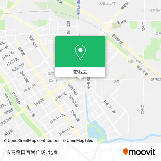 通马路口百尚广场地图
