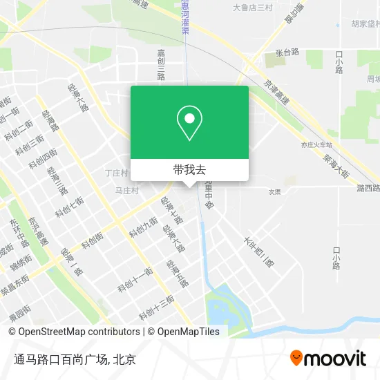 通马路口百尚广场地图