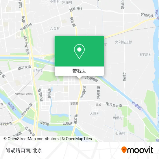通胡路口南地图