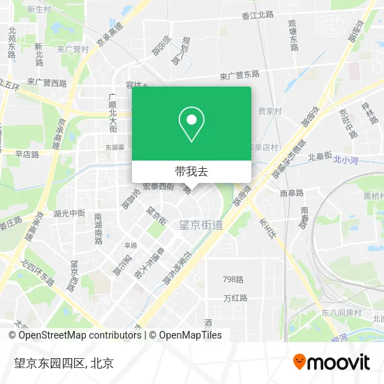 望京东园四区地图