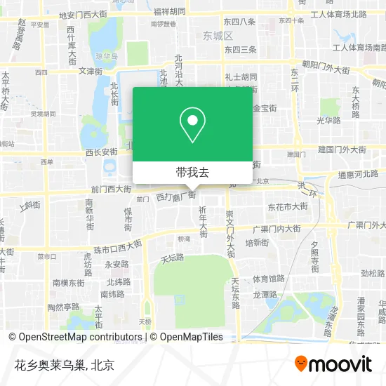 花乡奥莱乌巢地图