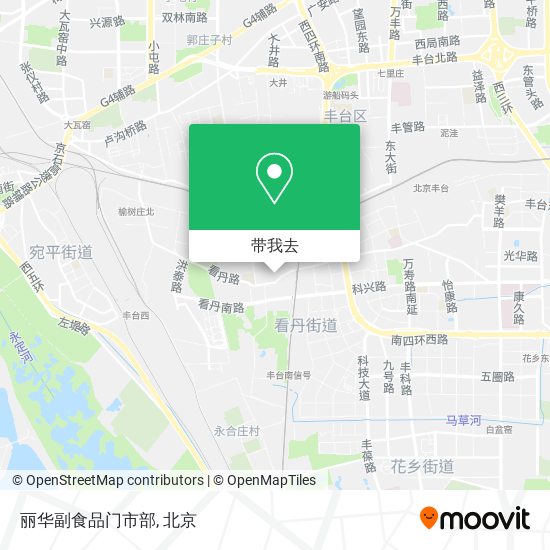 丽华副食品门市部地图