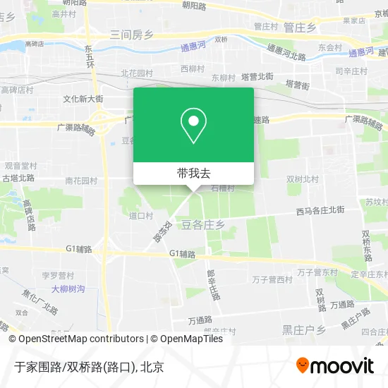 于家围路/双桥路(路口)地图