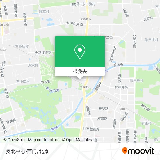 奥北中心-西门地图