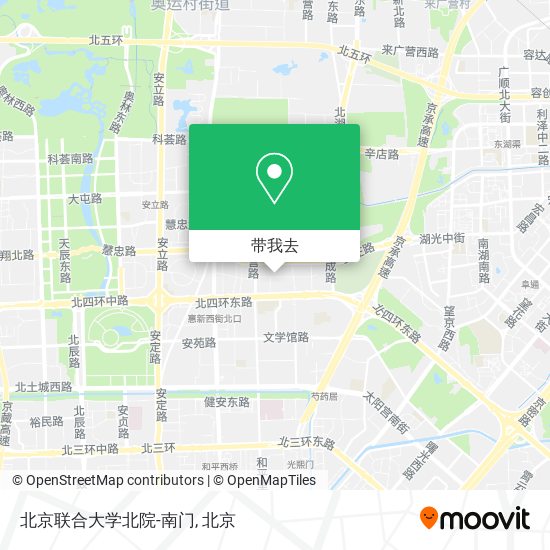北京联合大学北院-南门地图