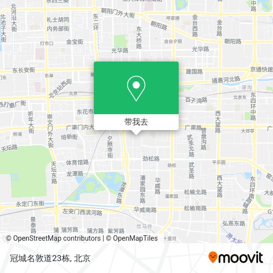 冠城名敦道23栋地图