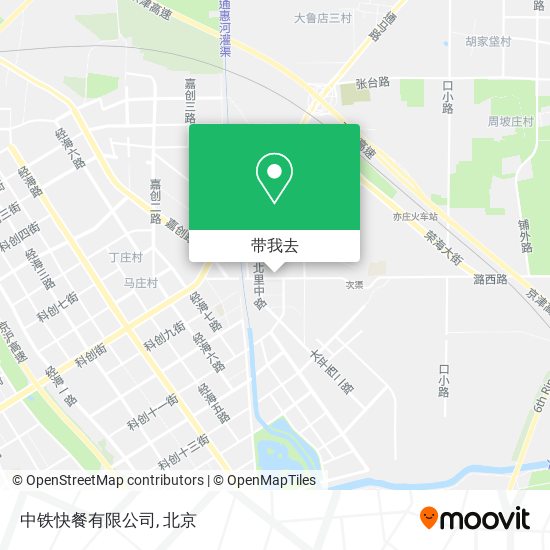 中铁快餐有限公司地图