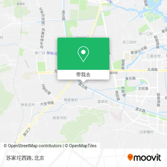 苏家坨西路地图