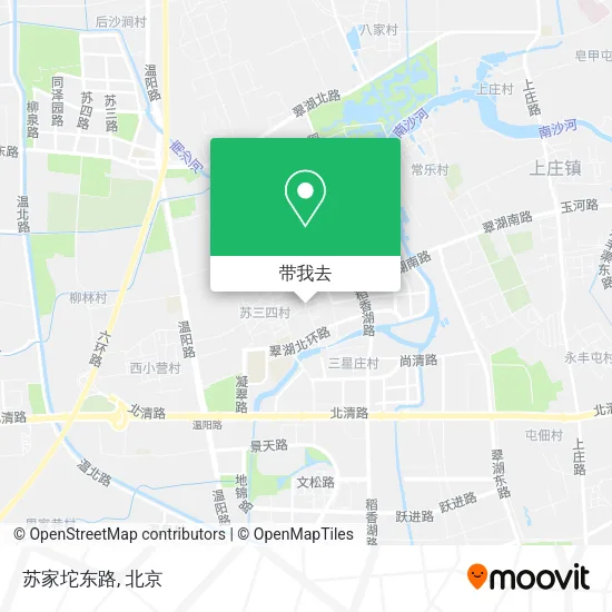 苏家坨东路地图