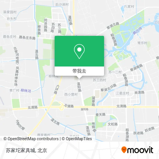 苏家坨家具城地图