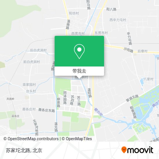 苏家坨北路地图