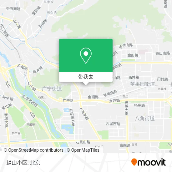 赵山小区地图