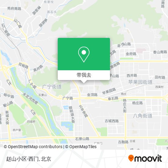赵山小区-西门地图