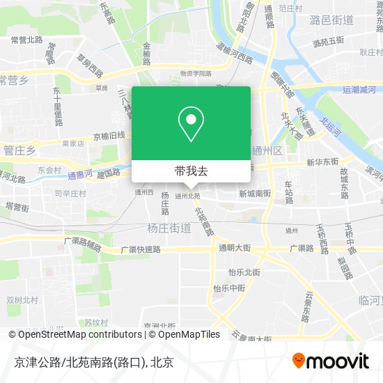 京津公路/北苑南路(路口)地图