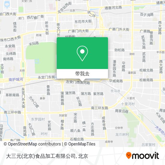 大三元(北京)食品加工有限公司地图