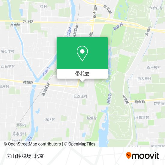 房山种鸡场地图