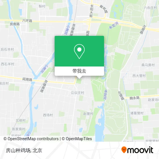 房山种鸡场地图