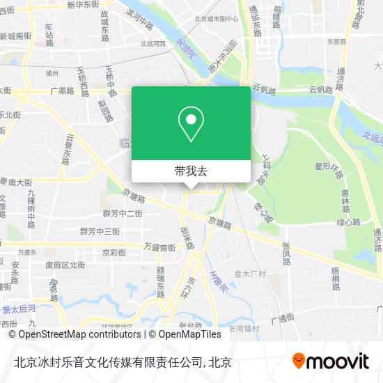 北京冰封乐音文化传媒有限责任公司地图