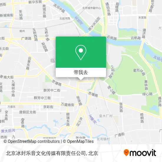 北京冰封乐音文化传媒有限责任公司地图