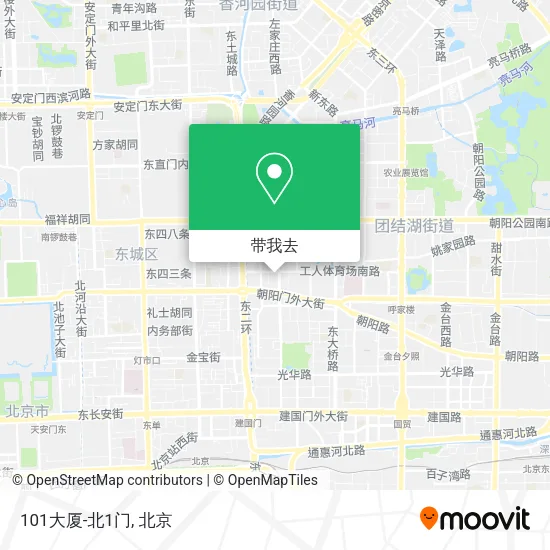 101大厦-北1门地图