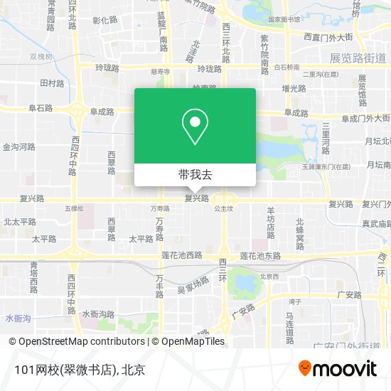 101网校(翠微书店)地图