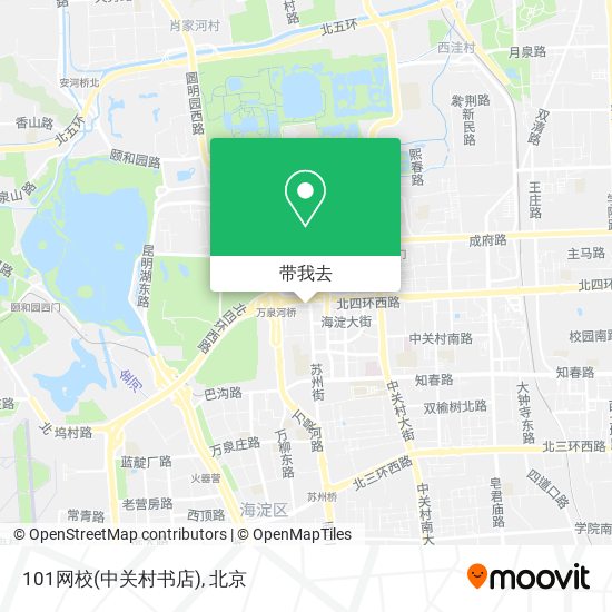 101网校(中关村书店)地图
