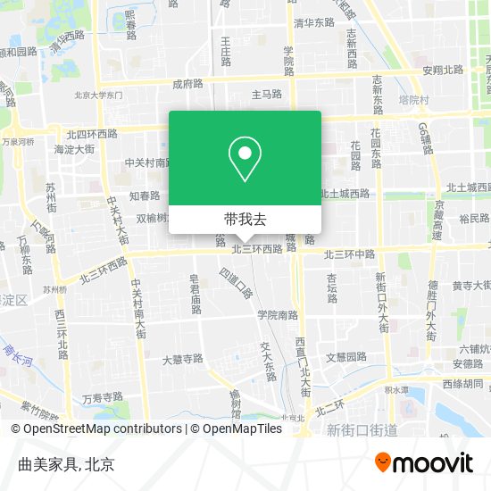 曲美家具地图