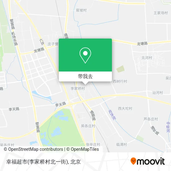 幸福超市(李家桥村北一街)地图