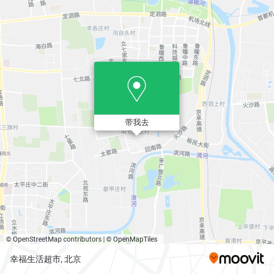幸福生活超市地图
