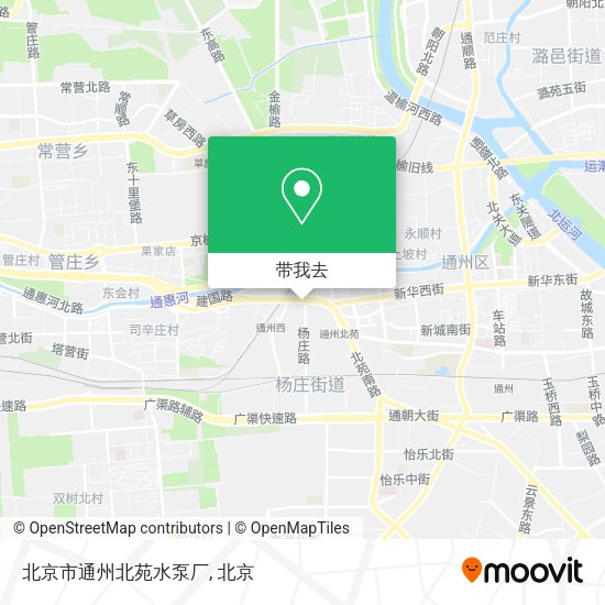 北京市通州北苑水泵厂地图