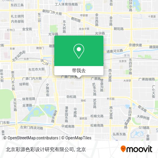 北京彩源色彩设计研究有限公司地图