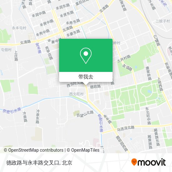 德政路与永丰路交叉口地图