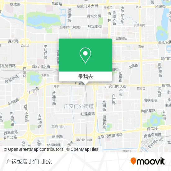 广运饭店-北门地图