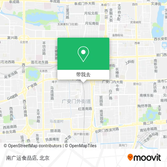 南广运食品店地图