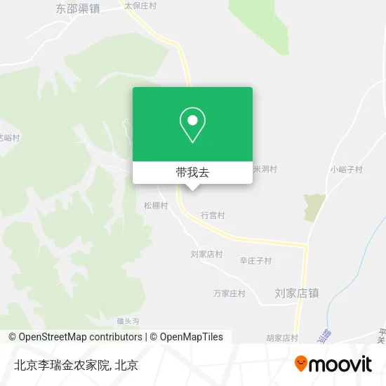 北京李瑞金农家院地图