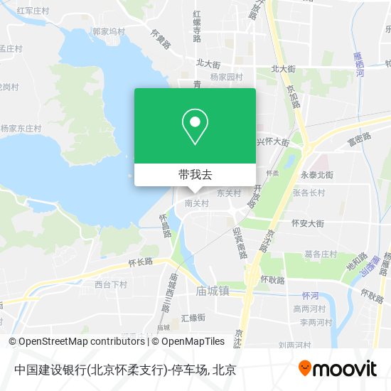 中国建设银行(北京怀柔支行)-停车场地图