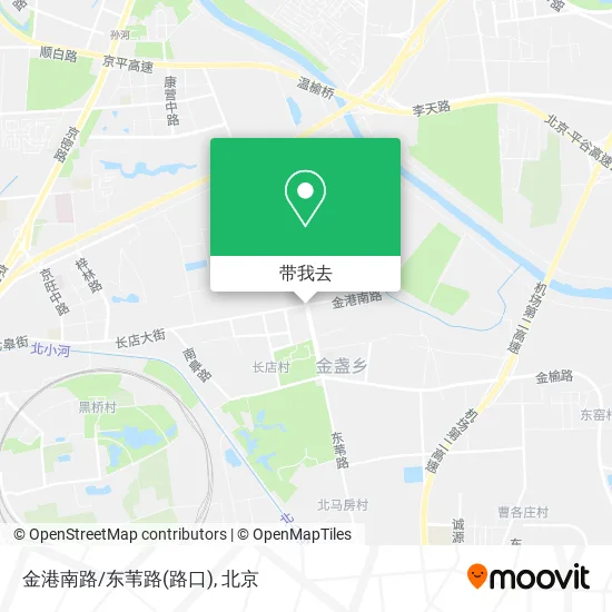 金港南路/东苇路(路口)地图
