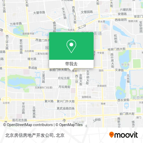 北京房信房地产开发公司地图