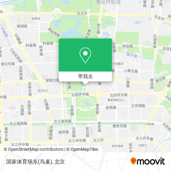 国家体育场东(鸟巢)地图