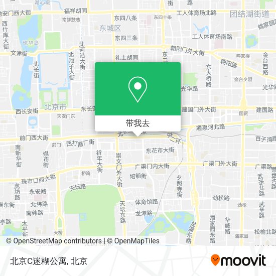 北京C迷糊公寓地图