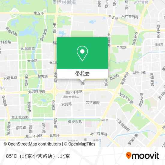 85°C（北京小营路店）地图