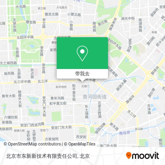 北京市东新新技术有限责任公司地图
