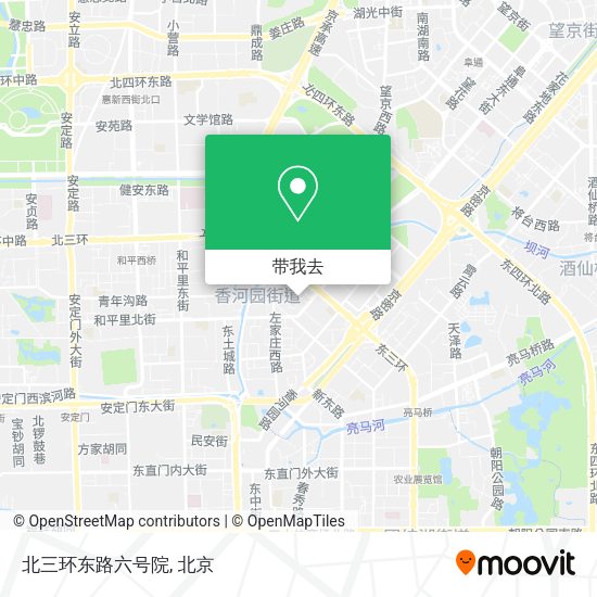 北三环东路六号院地图