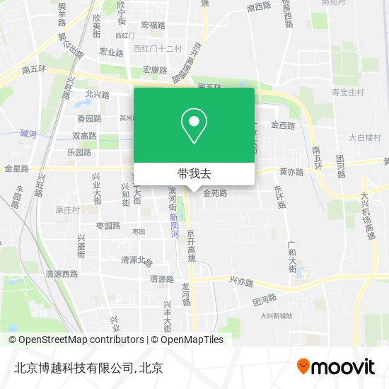 北京博越科技有限公司地图