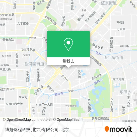 博越锦程科技(北京)有限公司地图