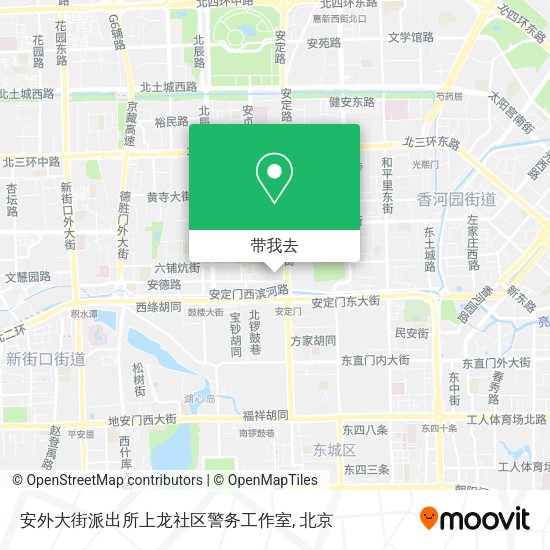 安外大街派出所上龙社区警务工作室地图