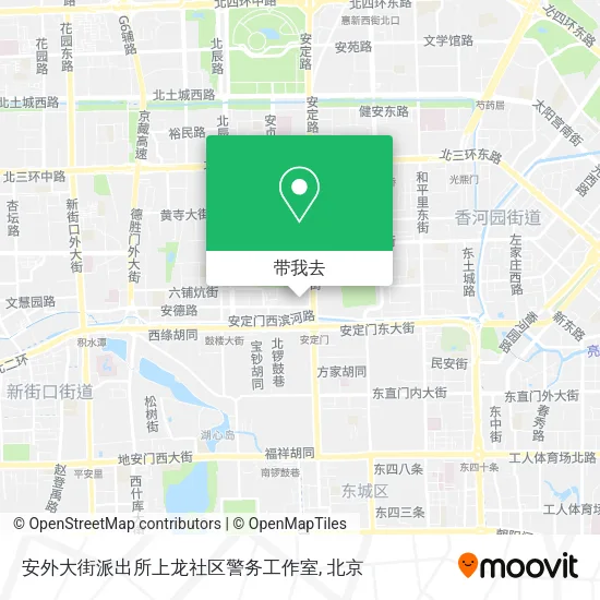 安外大街派出所上龙社区警务工作室地图