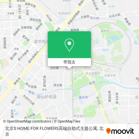 北京S HOME FOR FLOWERS高端自助式主题公寓地图